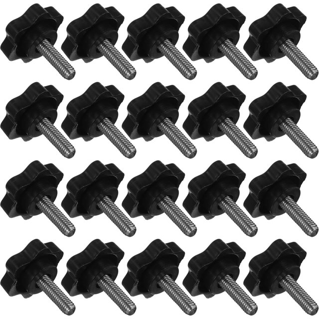 WEUVEB 20Ud Tornillos Mano De Acero Inoxidable Con Mango Hexagonal Para Fácil Ajuste