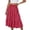 Hot Pink, variant on Hurxie Long Skirts for Women Summer Boho Beach Vacation Clothes Pleated High Waisted Flowy Maxi Skirt with Pockets Hot Pink,L