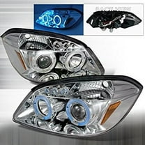Spec-D Tuning 2005-2010 Chevy Cobalt Halo Led Projector Headlights Chrome