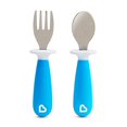 thumbnail image 1 of Munchkin Raise™ Toddler Fork & Spoon Set, Pink, 1 of 4