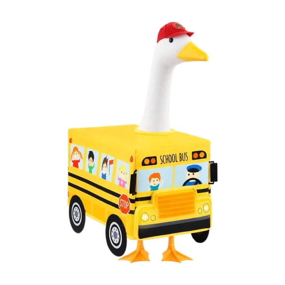Porch Goose Outfit Back to School Decor 23 Inch Large Porch Goose School Bus Decorations for Outdoor Lawn and Garden of School Outdoor Porch Decor