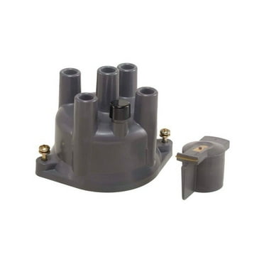 Distributor Cap and Rotor Kit - Compatible with 1995 - 1996 Nissan Pickup 2.4L 4-Cylinder