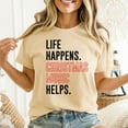 thumbnail image 2 of Life Happens Christmas Music Helps Lover Unisex T-shirt, Sizes S-5XL - Gategoo, 2 of 5