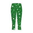 thumbnail image 4 of Drovellove Women's Plus Size St. Patrick's Day Print Yoga Leggings - High Waisted Compression Tights for Workout & Daily Casual Wear, 4 of 5
