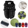 thumbnail image 4 of Winter Dog Coat with Harness Built in Waterproof Windproof Pet Jacket Warm Reflective Snow Vest for Small Medium Large Dogs Cold Weather Outdoor Apparel, M, 4 of 5