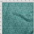 thumbnail image 4 of oneOone Rayon Teal Green Fabric Block Quilting Supplies Print Sewing Fabric By The Yard 56 Inch Wide, 4 of 8