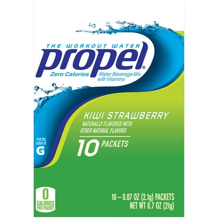 Propel® Kiwi Strawberry Zero Calorie Water Beverage Mix 10-0.07 oz. Packets