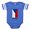 Royal Blue, variant on CafePress - Czech Republic_B - Cute Infant Baby Football Bodysuit