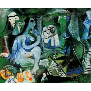 Wall Art Impressions 20x16in Photographic Quality Poster Pablo Picasso Paintings 23 Background