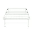 thumbnail image 6 of Naomi Home IdealBase 14" Metal Platform Foldable Bed Frame with Heavy Duty Steel Slat Mattress Foundation, Box Spring Replacement, Noise-Free, Tool-Free Assembly, Twin/White, 6 of 12