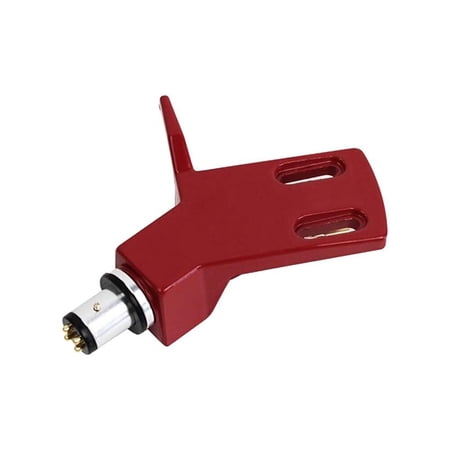 Straight Tonearm Angled Cartridge Turntable Headshell w / OFC Lead Wire