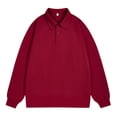 thumbnail image 1 of Camisas Elvqul para Hombre sin Estampado Playa Vino Abotonada con Solapa Manga Corta, 1 of 2