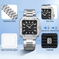 thumbnail image 5 of SKMEI Men Watches Analog Quartz Stainless Steel Watches for Men Waterproof Luminous Date Classic Men Wrist Watch, 5 of 8