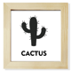thumbnail image 1 of Planta Suculentas Cactus Verde Pantalla de Escritorio de Pared de Fotograma Cuadrado Tamaño 8 x 8, 1 of 4