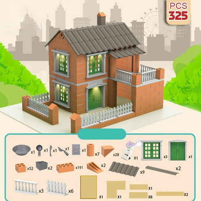 Casa en miniatura de bricolaje CUTICAT Estilo A