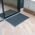 thumbnail image 6 of Rubber-Cal "Dura-Scraper Drainage" Commercial Door Mat - 3/8 in x 24 in x 36 in - Black Rubber Doormats, 6 of 6