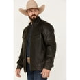 thumbnail image 2 of Cody James Men's Houston Distressed Moto Jacket Big And Tall Brown 4X, 2 of 4