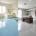 thumbnail image 3 of Self-Leveling Epoxy Colored Sand Floor Paint - Heavy Duty Quartz Floor Coating (Sky Blue,20KG/700OZ) - Slip-Resistant, Waterproof & Wear-Resistant for Indoor/Outdoor Garage, Basement, Shop, Concrete, 3 of 8