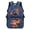 American Football Print, variant on Galaxy Cat Backpack for Boys Ages 6-8 Elementary Students Large Capacity Schoolbag Adjustable Padded Straps 17 Inch Kids Bookbag for Back to School Daily Travel Use