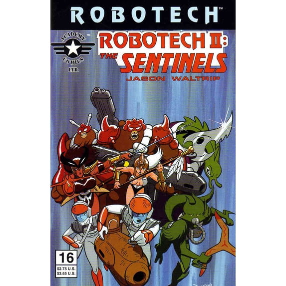 Robotech II: The Sentinels Book III #16 VF ; Academy Comic Book