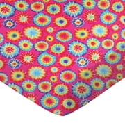 SheetWorld Fitted 100% Cotton Jersey Play Yard Sheet Fits BabyBjorn Travel Crib Light 24 x 42, Tie Dye