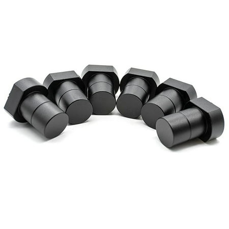 

6 Pack Bench Dog Clamp Woodworking Accessories for 3/4 Inch Workbench Dog Hole with Non- Pad (19mm)