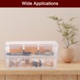 thumbnail image 7 of Uxcell Cable Organizer Box, Cord Management Plastic Box with Lids & Removable Dividers, 7 of 7