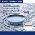 thumbnail image 4 of Coladera Universal Boton Push Fleximatic Cubierta Acero Inox, 4 of 5