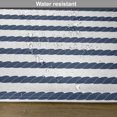 thumbnail image 6 of Ambesonne Nautical Place Mats Set of 4, Marine Sea Life Design, Standard Size, Violet Blue and White, 6 of 6