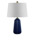thumbnail image 2 of SAFAVIEH Sawyer 24 in. Textured Ceramic Table Lamp, Navy Blue, 2 of 4