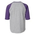 thumbnail image 3 of Lat Youth Baseball Fine Jersey Three-Quarter Sleeve Tee, 3 of 5