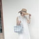 thumbnail image 4 of LHSHID Summer Handbag For Women Fashion Transparent Jelly Bag Female Large Capacity Woven Beach Bag Handmade Shopping Basket Tote Bolsa, 4 of 6