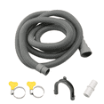 thumbnail image 2 of New Arrivals Drain Hose Extension Set Universal Washing Machine 10Ft, Include Bracket Connector and Clamps Hoses, 2 of 10