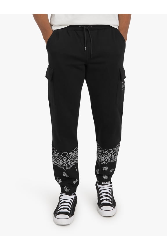 by Snoop Dogg All-Gender Young Men's and Women's Bandana Joggers, Sizes XS - 5XL