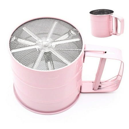 

HeYii Handheld Stainless Steel Powder Flour Sieve Cup Mesh Strainer Kitchen Gadgets