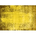 thumbnail image 1 of Ahgly Company Machine Washable Indoor Rectangle Oriental Yellow Industrial Area Rugs, 8' x 12', 1 of 4