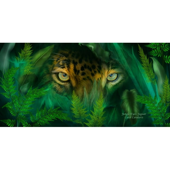 Cavalaris "Jungle Eyes - Jaguar" Glossy Poster