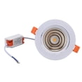 thumbnail image 2 of LED Embedded Spotlights Stable Light Good Heat Dissipation Anti Corrosion Easy to Install LED Downlight 100‑264V, 2 of 22