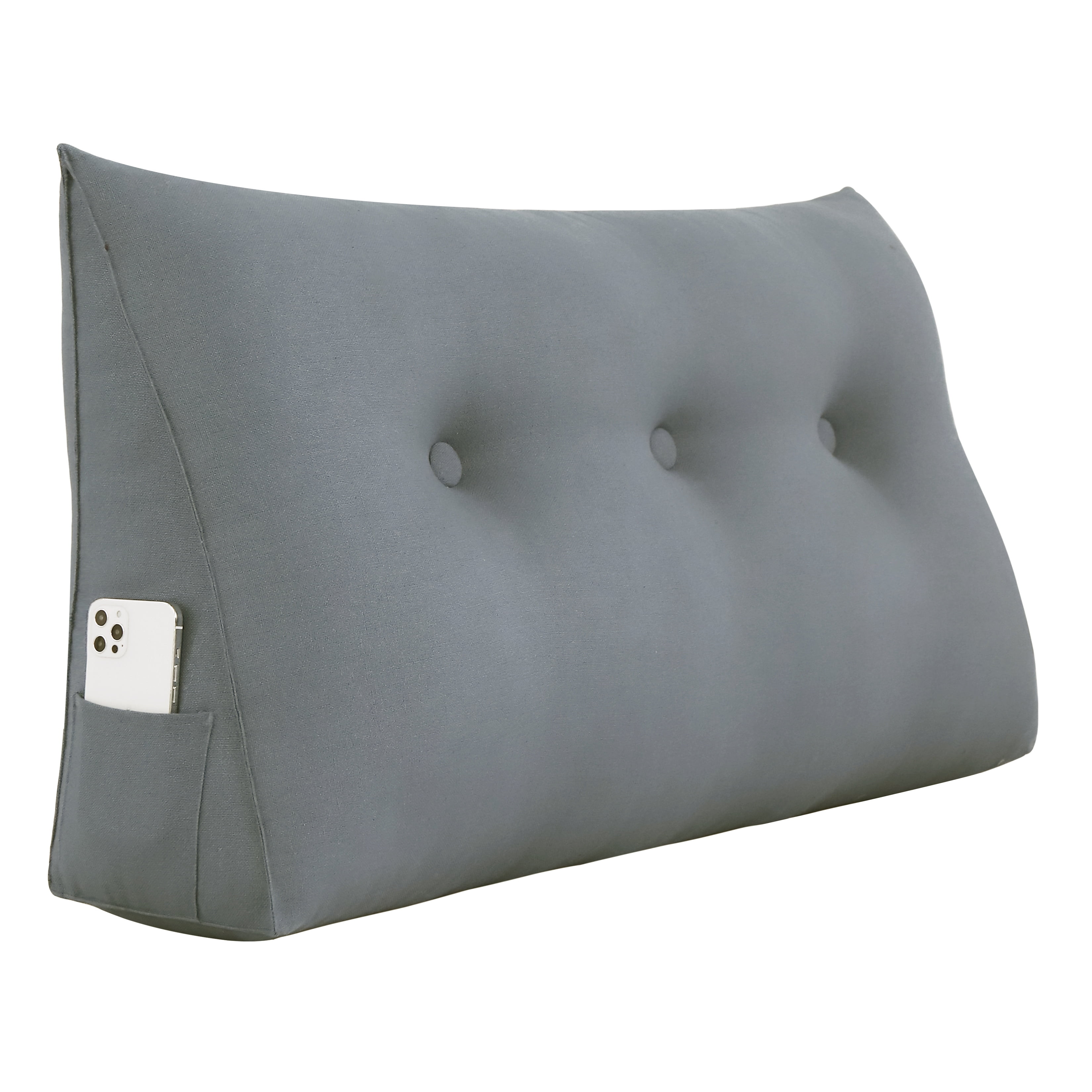 WOWMAX Sofa Daybed Large Filled Triangular Wedge Cushion Bed Backrest