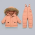 thumbnail image 3 of guisaled Boy Snow Pant and Puffer Jacket Toddler Girl Snowsuit Winter Outdoor Snowboard Windproof Waterproof Ski Suits for Baby 12m-18m, 3 of 8