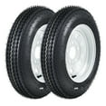 thumbnail image 2 of Yiwa 2-Pack Trailer Tires with Rims, 760 lb Capacity Tire/Wheel Assembly for Boat & Utility Trailers, 2 of 8