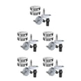 thumbnail image 3 of Injueey Toilet Seat Fixing Hinge Fast Release Hinges Part Steel Mounting Stainless Replacement Accessory Fittings Repairing Screw Type2 NO2, 3 of 6