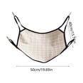 thumbnail image 3 of Hanging Cat Bed Hammock Breathable Foldable Pet Lounger for Indoor Cats, Space-Saver Sleeping Basket for Cat Crate, Cool Resting Mat for Small Pets, 3 of 6