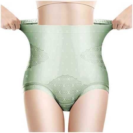 

AnuirheiH Women Summer Abdomen High Waist And Hip Lift Comfortable Body Sculpting Briefs Sale Clearance