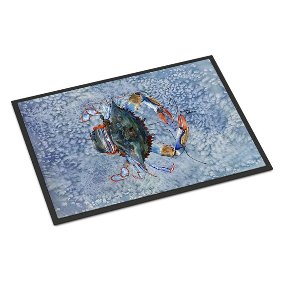 Carolines Treasures 8149-MAT Crab Doormat 18x27 27"L x 18"W multicolor
