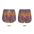 thumbnail image 6 of Goofa Lavender Flowers Printed Women 2 in 1 Running Shorts,Quick Dry Athletic Workout Shorts,High Waisted Athletic Shorts with Liner Pockets-Large, 6 of 9