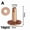 A, variant on 10Pcs Copper Rivets Solid Brass Riveting Nail Studs For Clothes Belts Luggage Leather Craft Rivet Studs Permanent Tack Fasteners