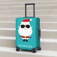 thumbnail image 5 of JUNZAN Cute Santa Claus Print Washable Luggage Cover - Fashion Suitcase Protector Fits 18-32 Inch Luggage (without luggage), 5 of 5