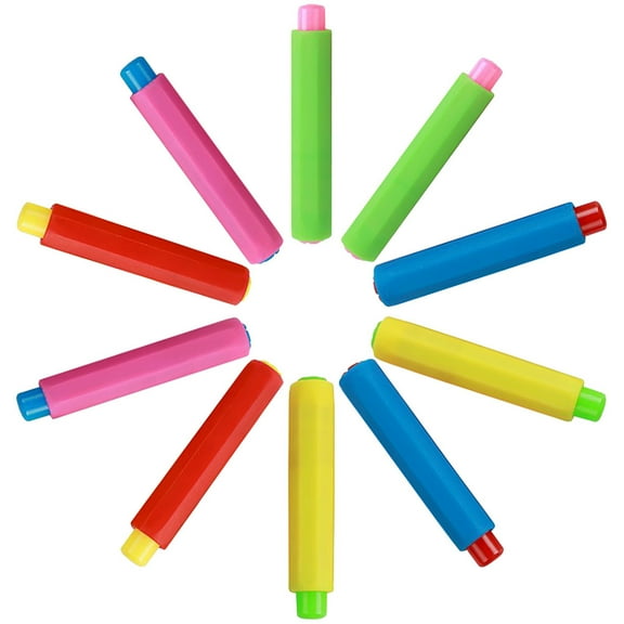 HOMEMAXS  25 Pcs Washable Chalk with Holder Rack Set Office
