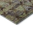 thumbnail image 3 of Addison Rugs Mayfield Premium Machine Washable Transitional Diamonds Brown Round Rug, 8' X 8' Machine Washable Transitional Diamonds Brown Oversized Sherpa Throw Blanket, 3 of 6